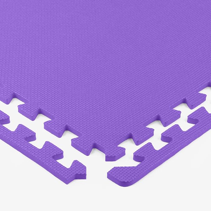 Flooring Inc's Puzzle Exercise Mats, EVA Foam Interlocking Floor Mats for Protective, Cushioned Workout Flooring for Home and Gym Equipment, Multiple Sizes & Colors