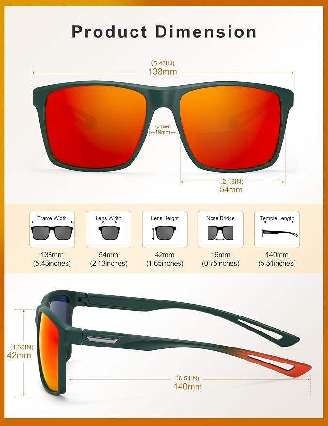 EYEGUARD 2 Pack Bifocal Reading Sunglasses for Men,Sports Sun Readers UV400 Protection Outdoor Driving Reading Glasses
