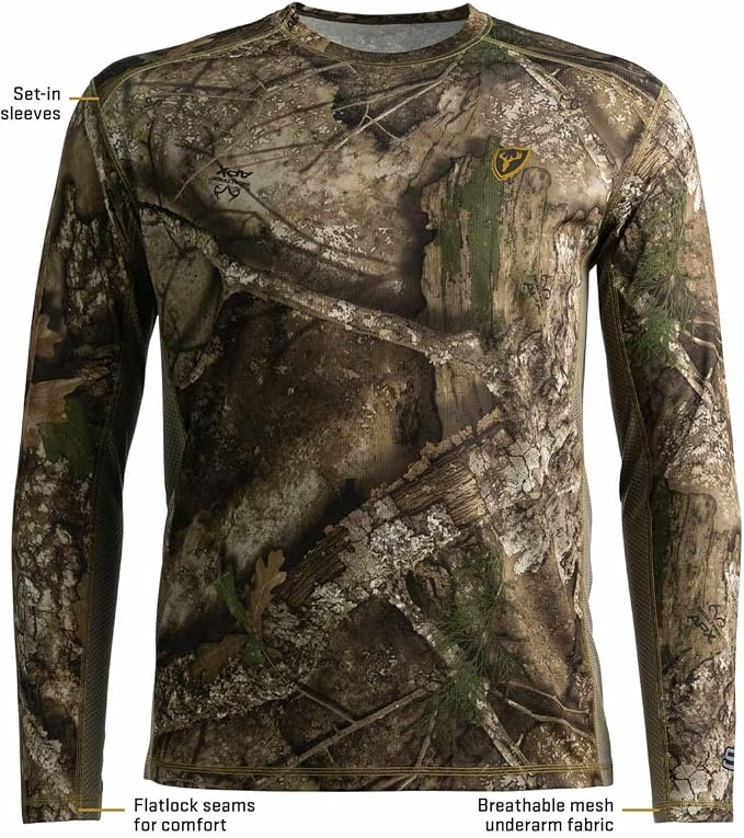 SCENTBLOCKER Angatec Long Sleeve Performance Shirt, Hunting Clothes for Men