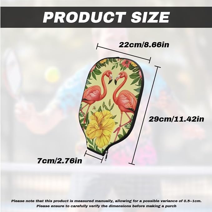 Pickleball Paddle Covers, Durable Polyeste Paddle Cover,Anti-Drop Paddle Storage Bag