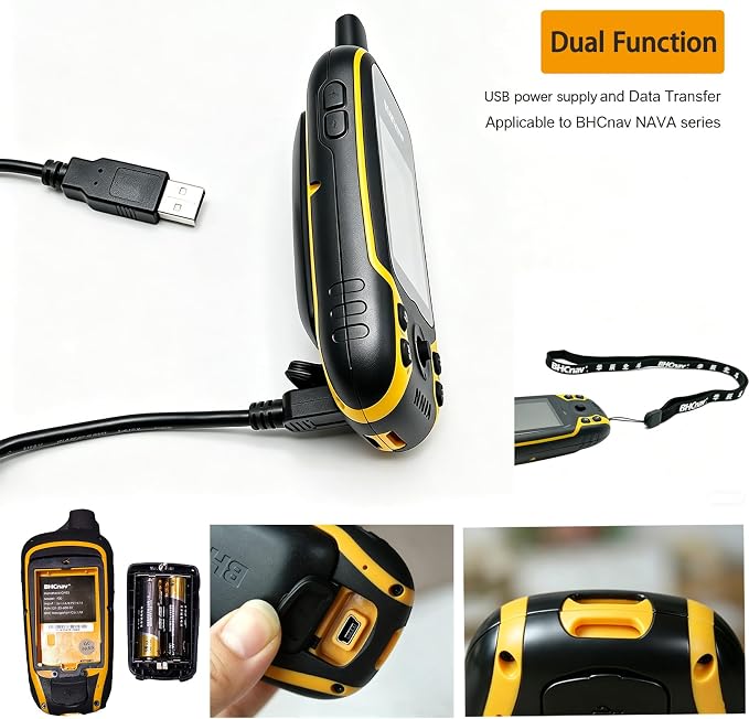 NAVA F30 Handheld GPS Navigation Device, Colorful Map Display, Land Accuracy Surveying Equipment for Outdoor Hiking Hunting Traveling Adventures