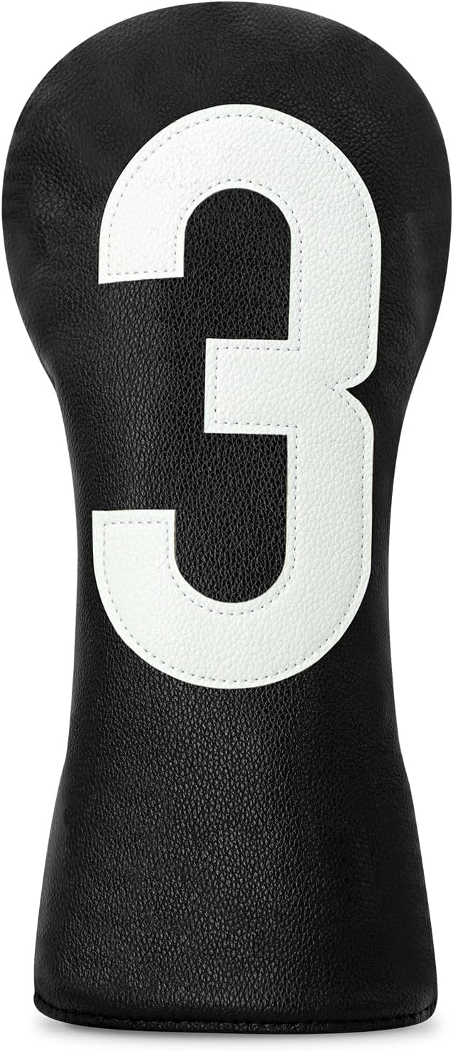 Premium Golf Head Covers - Golf Driver Head Covers, Protects Against Scratches and Damage, Specifically Designed for Fairway Woods.