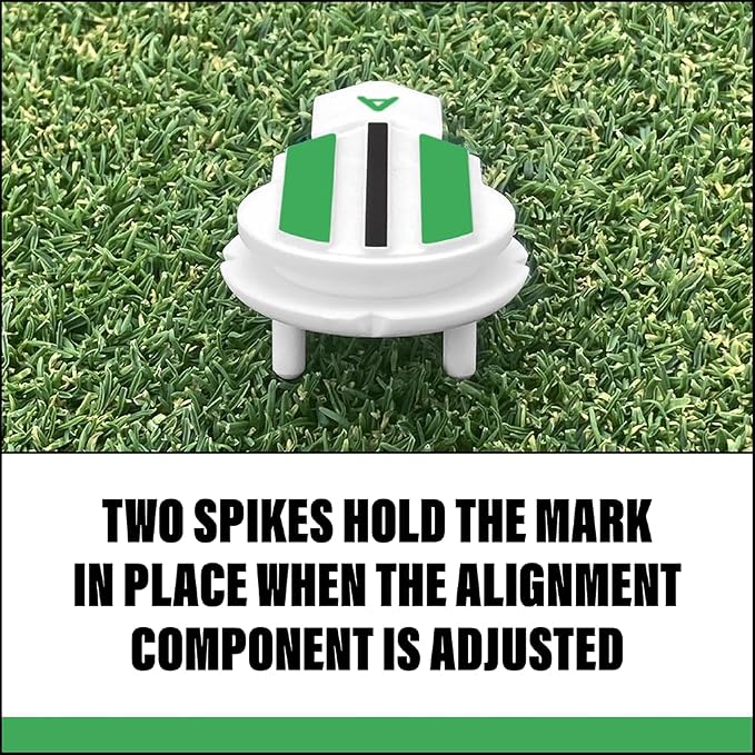 Putting Alignment Aid Tool - Golf Ball Marker - Rotate to Aim - Golf Gift Accessory for Men & Women Golfers - USGA Compliant