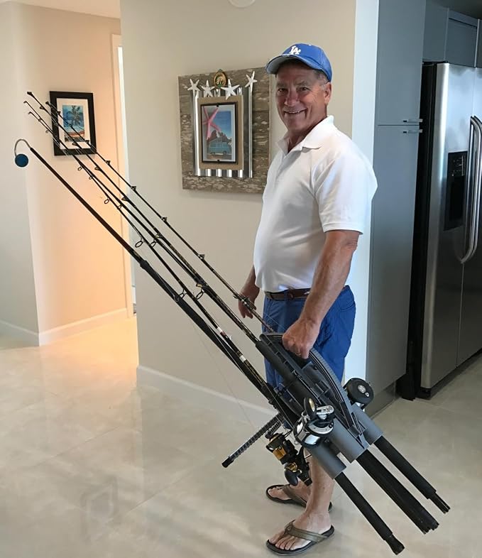 Rod-Runner Fishing Rod Carrier | Pro 5 Portable Rod Rack