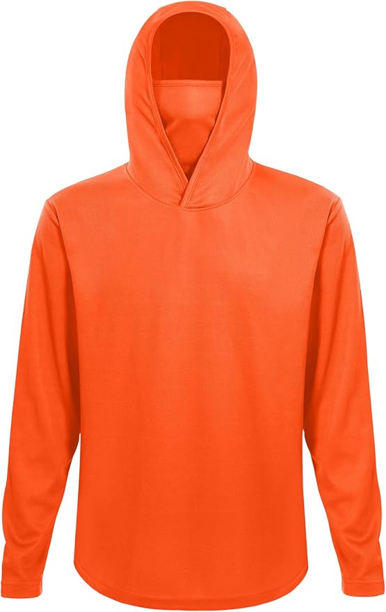 Mens Long Sleeve T-Shirts Casual Crew Neck Tee Shirt Summer Soft Running Swimming Cycling Fishing Tops