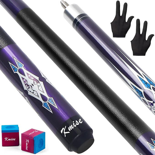 Kmise Pool Stick Set of - 58" Pool Cue Stick, Canadian Maple Professional Billiards Pool Cue, Pool Sticks for Adults, 18~21oz Multiple Colors