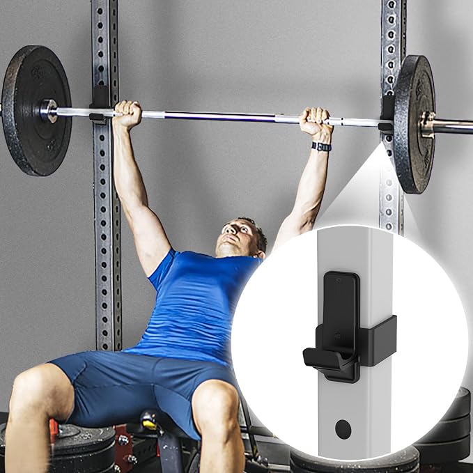 Kipika Power Rack Bundle - J-Hooks and Multi-Grip Dip Bars for Home Gym, and Fitness Workouts