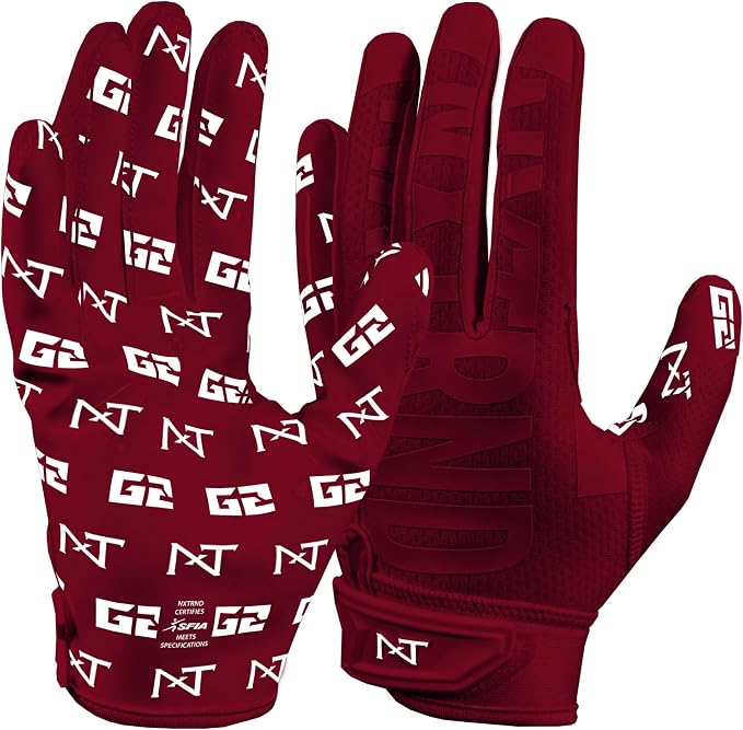 Nxtrnd G2 Pro Football Gloves, Men's Ultra Sticky Elite Receiver Gloves