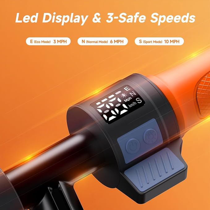 Electric Scooter for Kids Ages 6-12, 150W Motor, Simple One-Button Control, 2 Safe Speeds (6/10 MPH), K2 Pro for 3 Speeds, Colorful Lights, Magnetic Charging, Dual Brake System, 154 Lbs Load Capacity