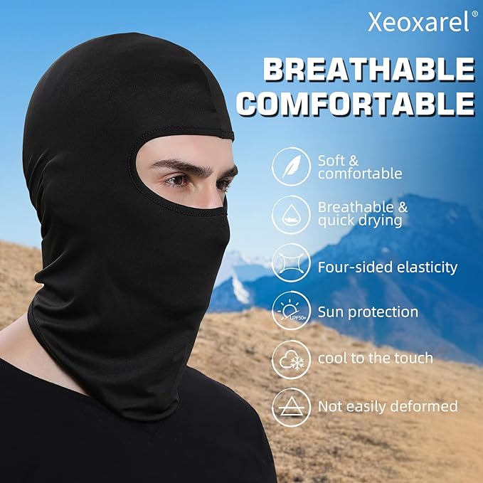 Xeoxarel Balaclava Ski Mask for Men/Women (Available in 2/3/4/5/36 Pack)