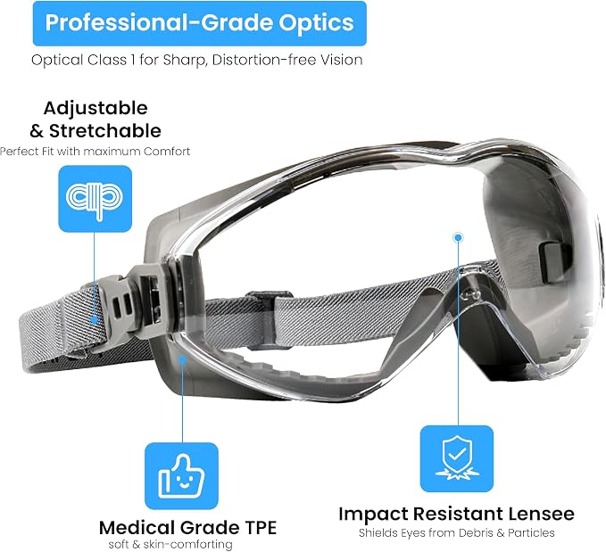 Reusable Respirator Mask with A1 & P2 Filters for Dust,Gas,Painting, Woodworking, Sanding, Construction,Clearning
