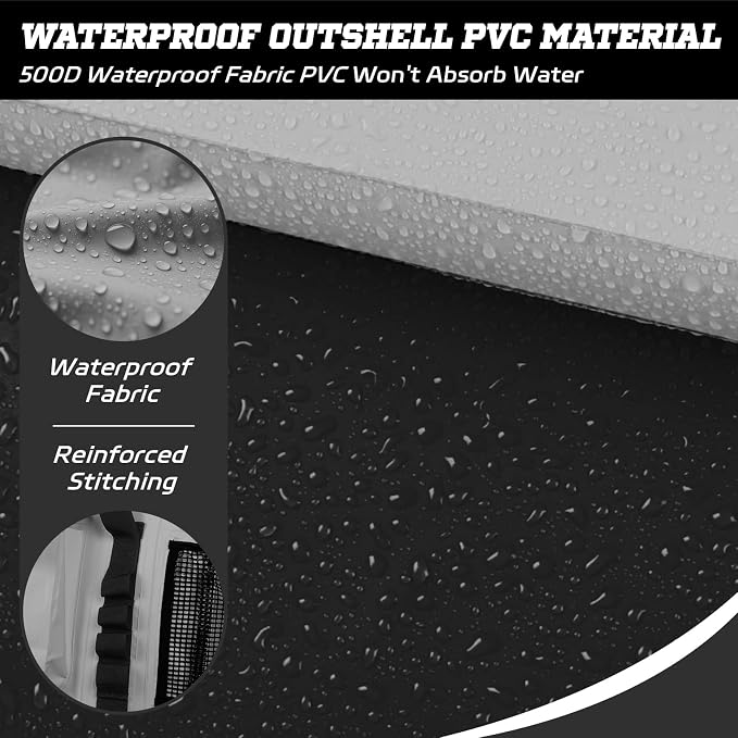 MORXPLOR Insulated Fish Cooler Kill Bag with Flat Bottom-26x18 31x14 40x16 50x18 60x20 70x25 Inches Waterproof Fishing tackle Kill Cooler Bag