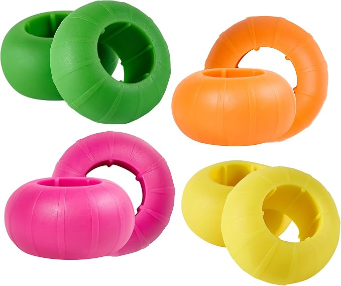 Bat Grip Choke Up Rings,Premium Choke Up Rings, Pressure Baseball Rings,Including: 8 Pack Choke up Rings, 2 Wrist Protectors