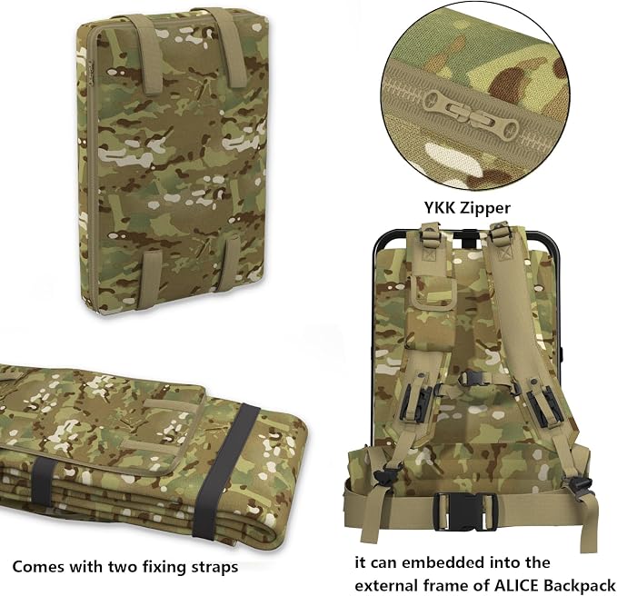 Akmax.cn MT Military Army Alice Embedded Air Self-Inflating Camp Mat