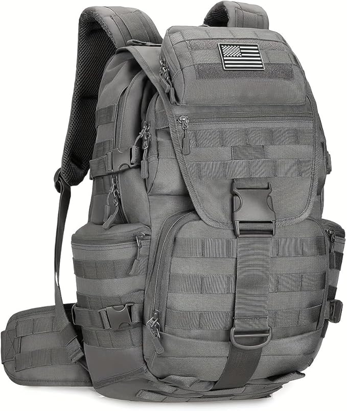 50L Military Tactical Backpack 3 Day Assault Pack Molle Daypack Hiking Backpack for Men and Women