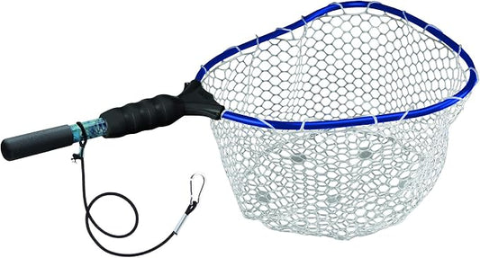 Ego S1 Slider Fishing Net, Ultimate Fishermen’s Tool Fixed Handle, Replaceable Head, Salt & Freshwater, 17x19 Inch Hoop