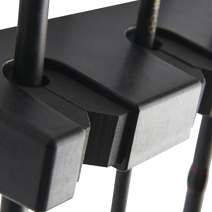 Berkley Horizontal 4 Fishing Rod Rack, Black