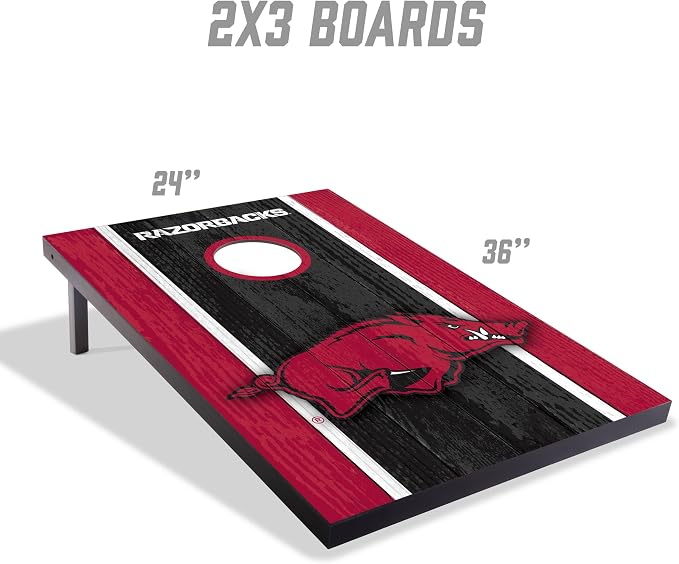 YouTheFan NCAA 2' x 3' Portable Cornhole Game with Logo Bags