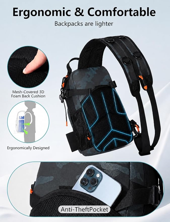 2 in 1 Compact Tactical Fishing Backpack with Tackle Boxes, Lightweight Waterproof Tackle Bag Fit 2 * 3600 Tackle Boxes, 2 Rod Holders Storage, Fishing Accessories Gift for Men Green