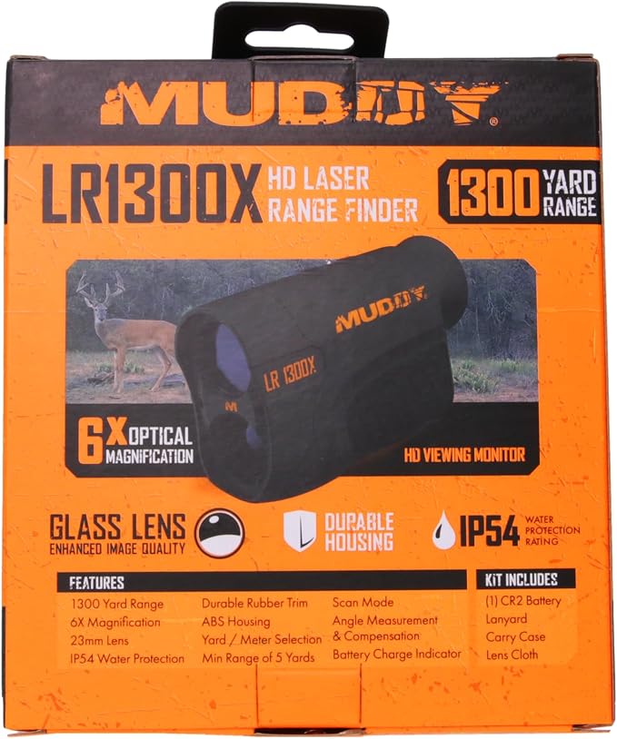 Muddy Hunting Outdoor Precision Rubber Trim Watertight Laser Range Finder