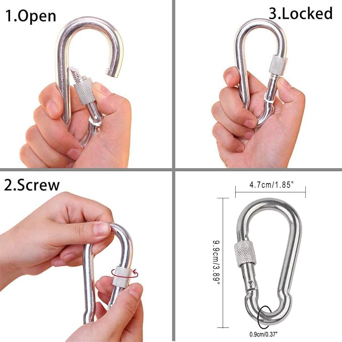10mm Climbing Rope with Hook and 10mm Single Rope