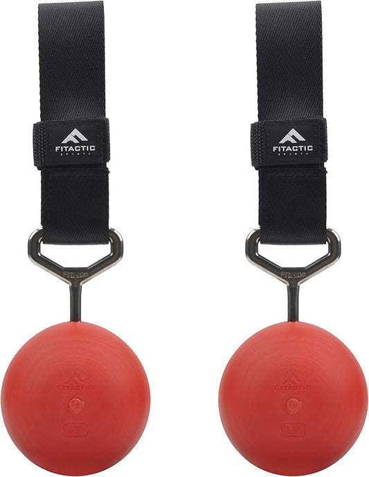 Rock Climbing Solid Training Cannonball Bomb Power Pull Up Ball Hold Grips for Straps for Finger, Forearm, Biceps, Back Muscles