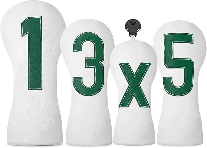 Premium Golf Head Covers - Golf Driver Head Covers, Protects Against Scratches and Damage, Specifically Designed for Fairway Woods.