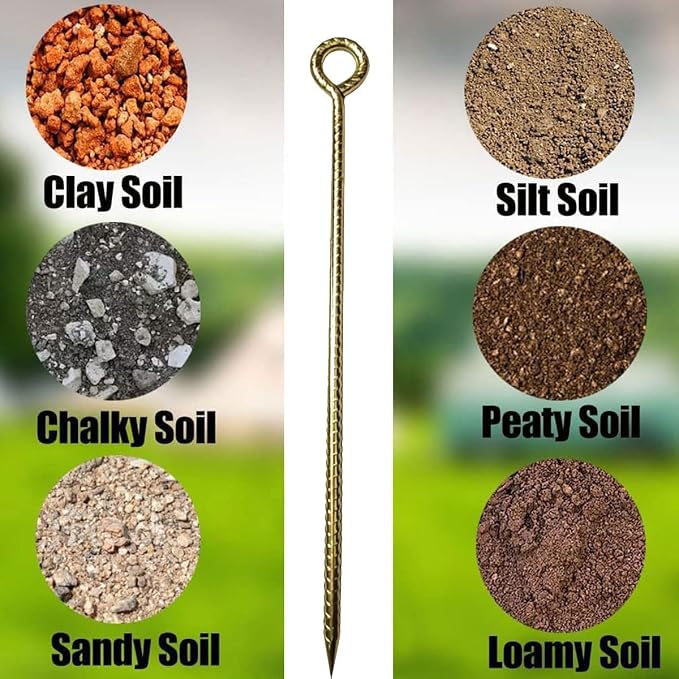 23 Inch Rebar Stakes,Metal Stake Ground,Ground Anchor,Heavy DutyTent Stakes,Baking Paint Metal Stakes,Tent Stake,Ground Stakes,0.5 Inch Diamete (10 Pack), Outdoor Travel