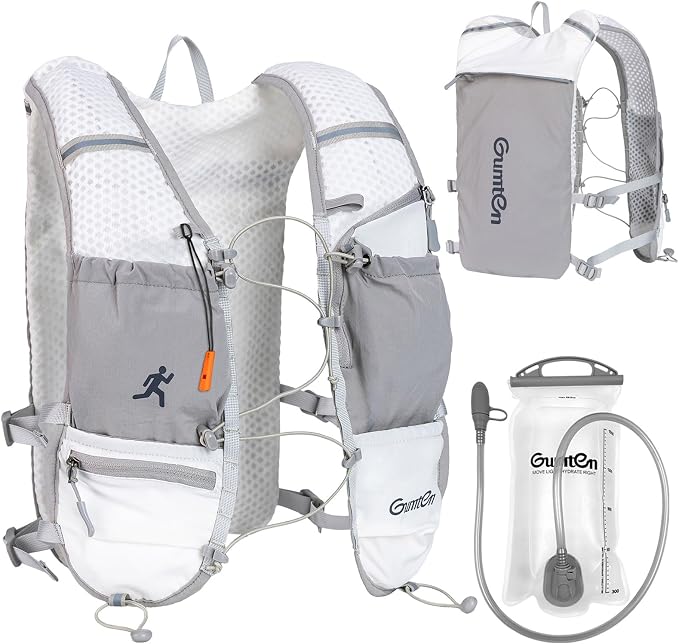 Running Vest with Adjustable Chest Straps for Women Men Hydration Vest for Marathon Jogging Hiking Cycling