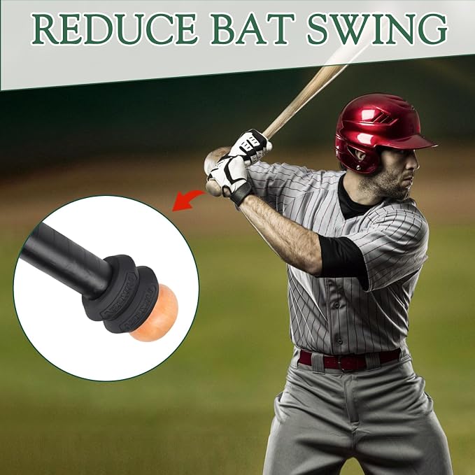 Hikeen 6 PCS Baseball Bat Grip Choke Up Rings Bat Choke with Baseball Bat Weighted Swing Knob 15 OZ for Baseball Softball Teeball Tball Swing Training Baseball Bat Accessories