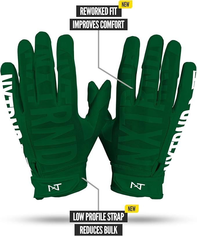Nxtrnd G1 Pro Men's Football Gloves, Adult Sticky Receiver Gloves