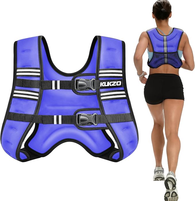 Weighted Vest Woman 6/8/12/16/20/25/30lb Weight Vest for Women Men Body Weight Vests for Walking Strength Training Running Workout Jogging Fitness