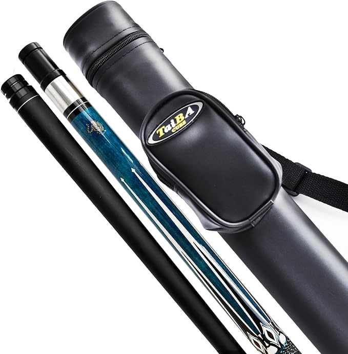 Tai ba cues Pool cue Stick, 13mm Multilayer Leather Tip, 58", Linen Wrap, Hardwood Canadian Maple Professional Billiard Pool Cue Stick 19-21 Oz (Selectable)