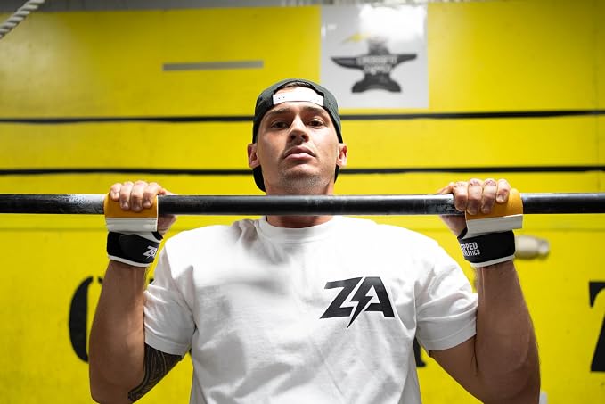 Chalky Grips for Cross Training and Gymnastics, for Pull-ups, WODs- Hand Protection for Muscle-ups & Toes-to-Bar with Wrist Support