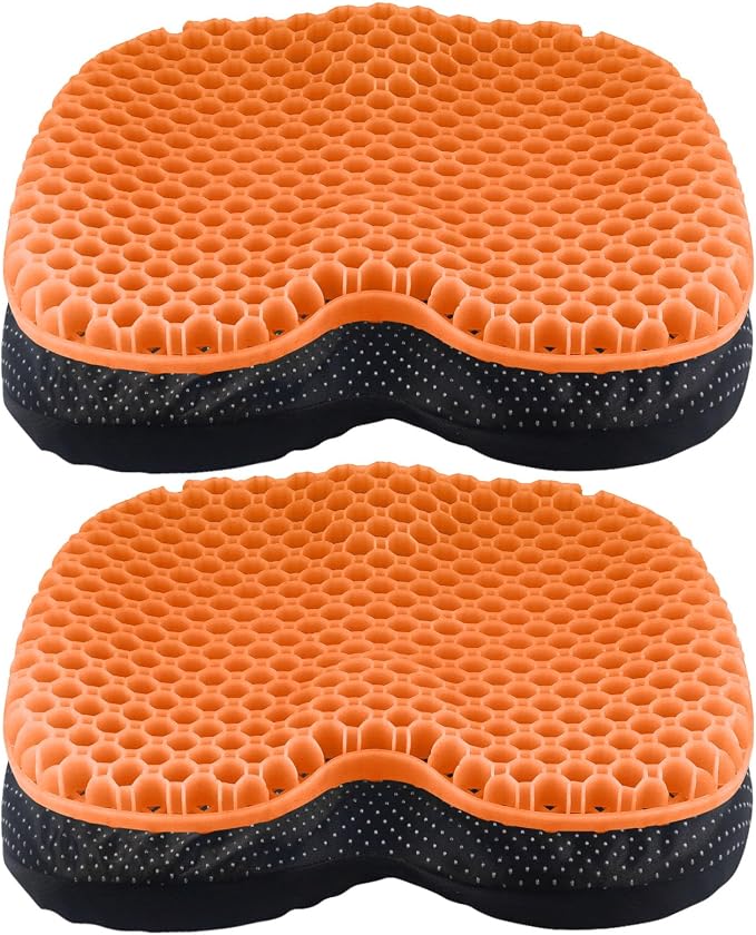 Anti Slip Kayak Seat Cushion,Thick Waterproof Seat Cushion Kayak Gel Seat Pad With Non-Slip Cover For Sit In Kayak Inflatable Kayak Canoe & Boat Kayak Accessories For Fishing Water Sports Outdoors
