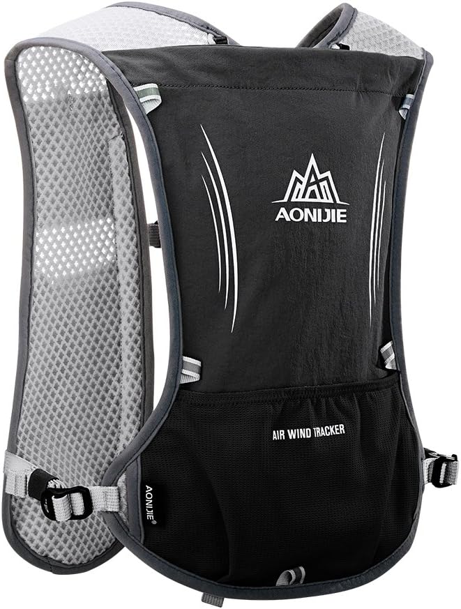 AONIJIE Hydration Vest Pack Backpack 5L 5.5L Marathoner Running Vest Race Hydration for Women and Men Trail Run Hiking Jogging