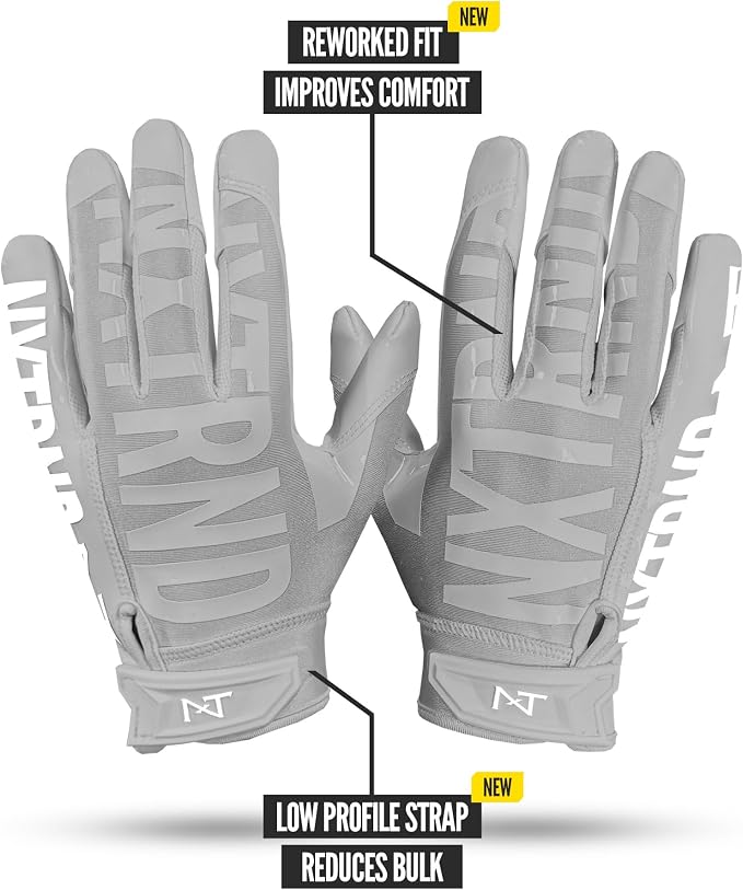 Nxtrnd G1 Pro Men's Football Gloves, Adult Sticky Receiver Gloves