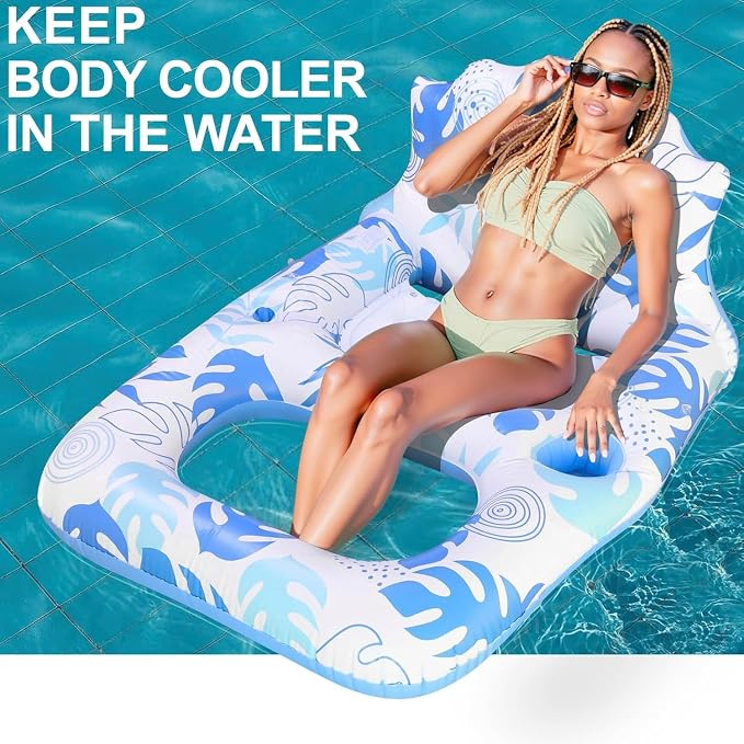 Inflatable Pool Float for Adults