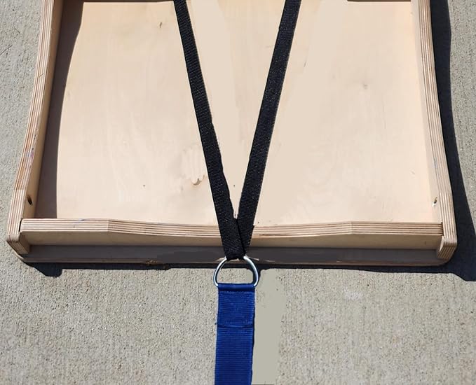 BOARDSTRAPS Cornhole Board Measuring Distance and securment Tool. Holds You Cornhole Boards Form Extending Past 27 feet Apart During Play Easy Backyard or Tournament Set up Tool