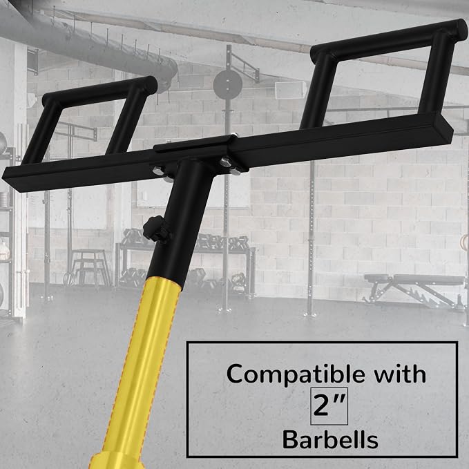 Fitvids Viking Press Landmine Handle – Landmine Attachment Fits 2-Inch Olympic Barbell – nan – Midnight