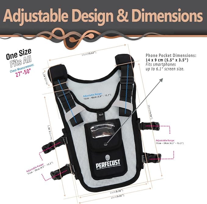 Running Hydration Vest with POV Camera Phone Pocket — Includes 1.5L Water Bladder — Zero-Bounce Stability, Adjustable Straps — Lightweight Reflective Hiking Backpack for Women & Men