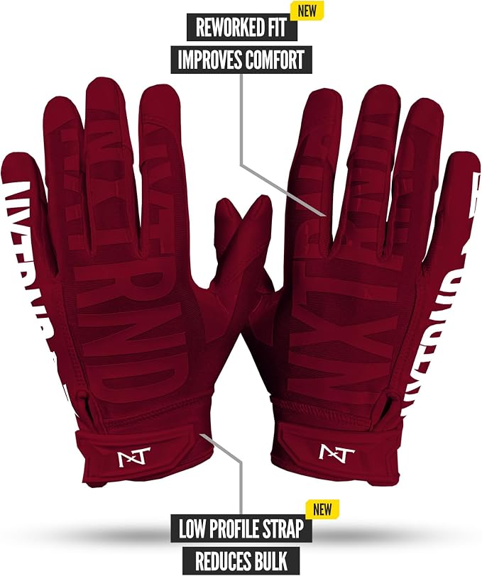 Nxtrnd G1 Pro Men's Football Gloves, Adult Sticky Receiver Gloves