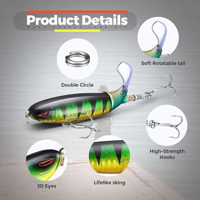 Talltalk 16 Pcs Fishing Lures for Bass Trout Perch Freshwater Trout Perch Freshwater Swimming Fishing Bait Swimbaits for Bass Slow Sinking Lifelike Fish Kit