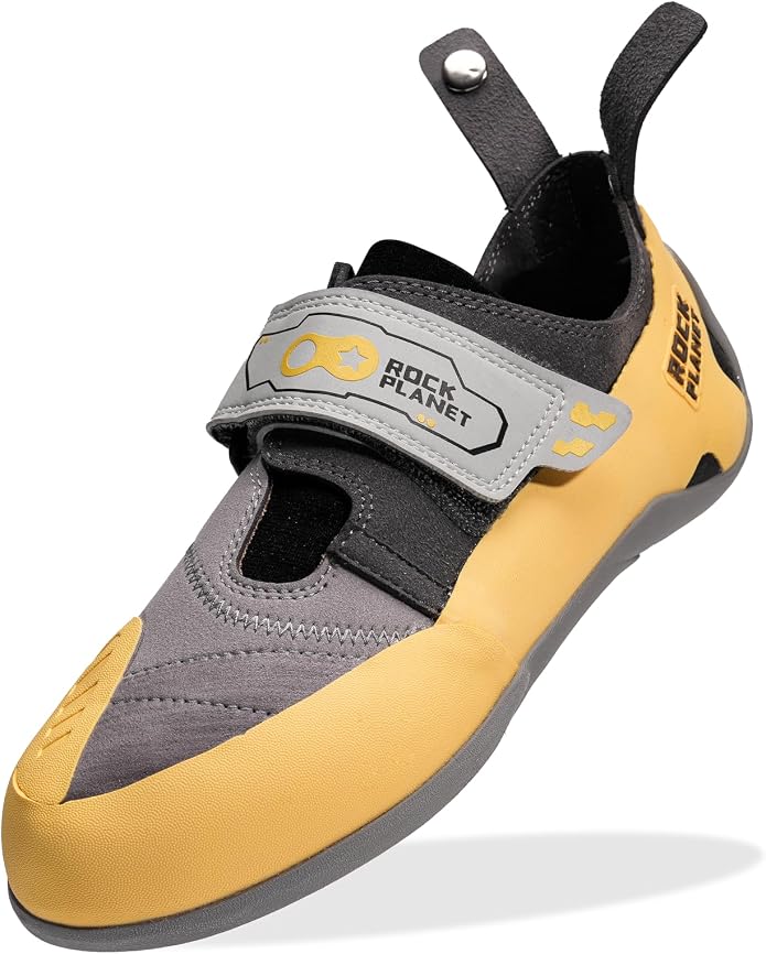 Climbing Shoes Men Lightweight Strong Anti-Slip Indoor Outdoor Rock Climbing Gym Training Beginner to Pro Performance
