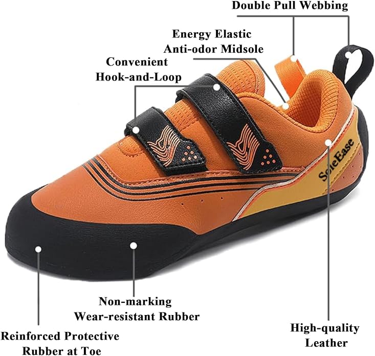 All-Around Men & Women Climbing Shoes for Sport Climbing and Bouldering
