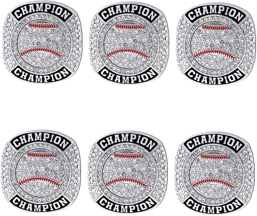 Baseball Championship Ring Trophy Award Gift Tournament Champions or Finalists Champion Ring