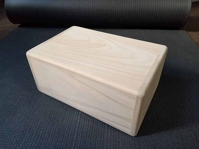Yoga Block Made from Japanese Hinoki Wood