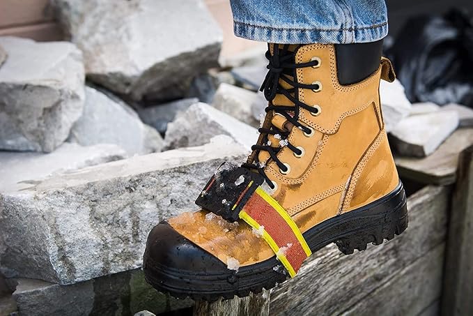 K1 Mid-Sole Intrinsic Ice Cleats for Men & Women - Rotatable Non-Sparking Traction Aids for Winter Snow - Original Profile