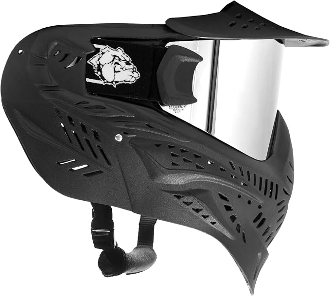 Maddog HK Army HSTL Paintball Airsoft Mask Goggle System | Replaceable Thermal Dual-Pane Anti Fog Lens | Adjustable Full-Face Safety Certified Protection