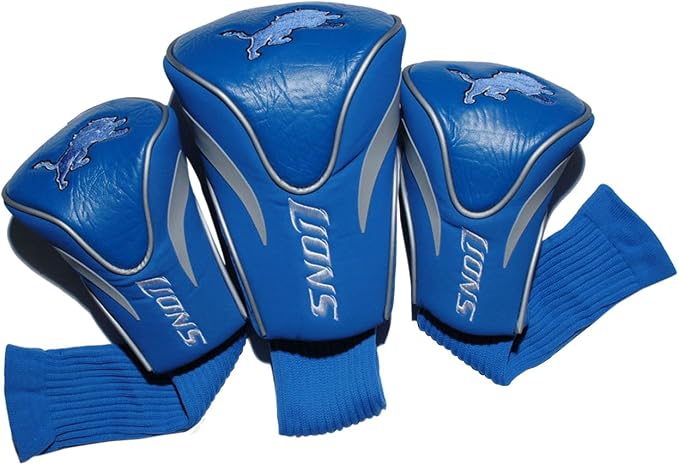 Team Golf NFL Cincinnati Bengals Contour Golf Club Headcovers (3 Count) Numbered 1, 3, & X, Fits Oversized Drivers, Utility, Rescue & Fairway Clubs, Velour Lined for Extra Club Protection